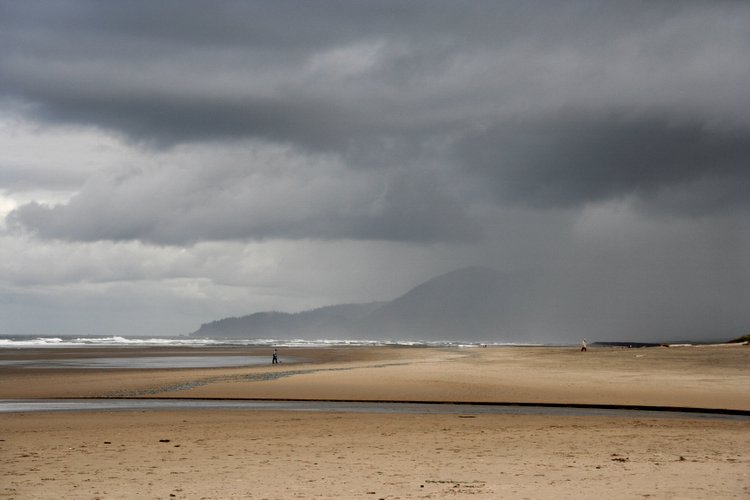 storm on beach